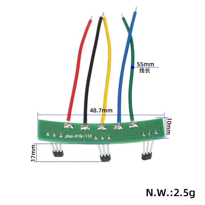 Motor Hall Sensor For E-Scooter E-Bike 2-Wheels Electric Vehicles Sensor With Board Cable 3147 41F 213 60° PCB