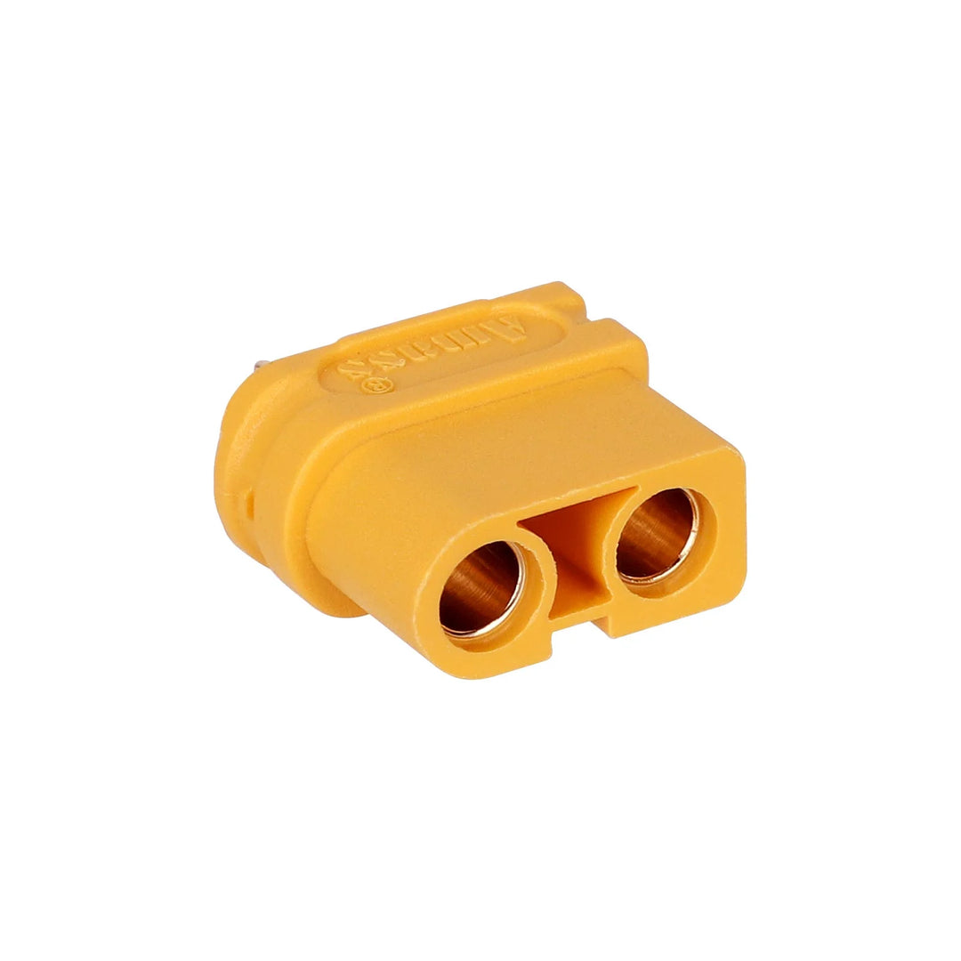 Amass XT60U-F Female Plug XT60U Upgraded Plug Connector with Gold-Plated Banana Plugs AMS XT60U-F Female Yellow Connector High Current Power Aviation Plug Socket Amass XT60 Connector