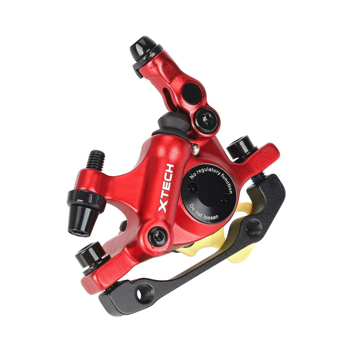 Red Xtech Oil Brake for Refitting Xiaomi Pro Scooter ZOOM XTECH HB100 MTB Hydraulic Disc Brake Calipers Front &amp; Rear Rotors Disc Brake Caliper Bicycle Scooter Parts