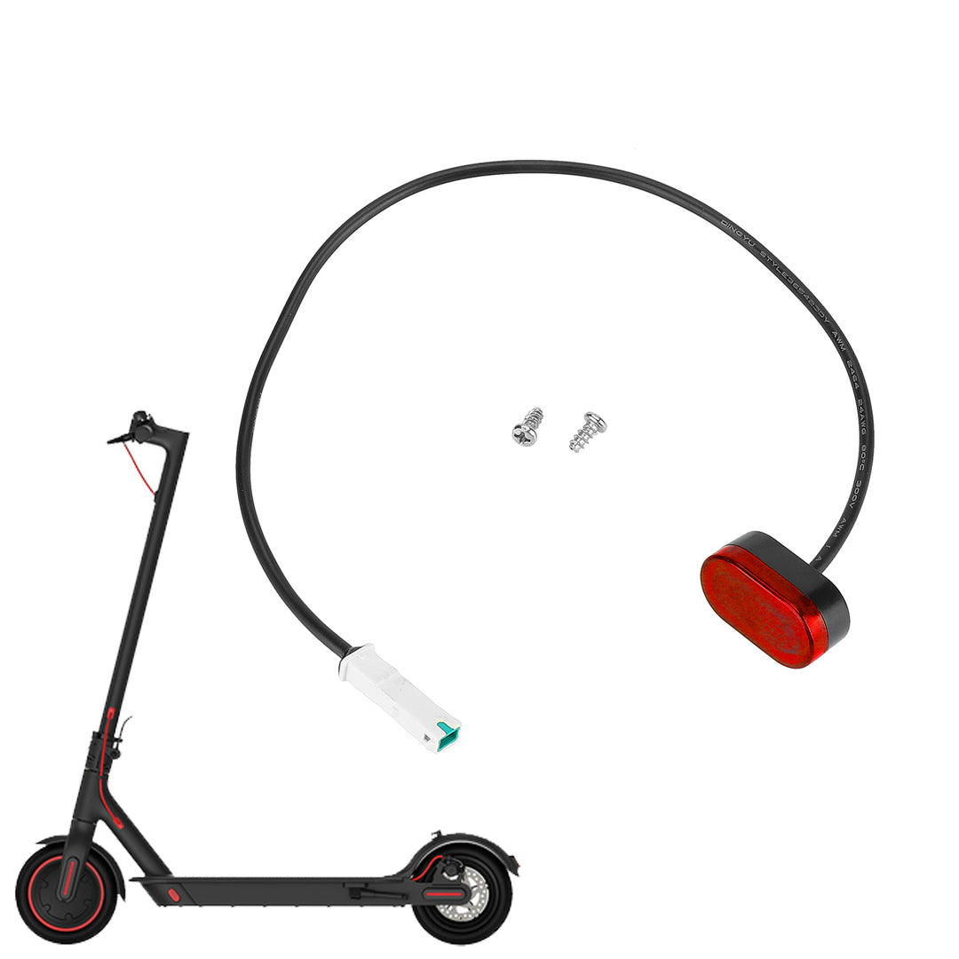 Fanalino Posteriore per Scooter Elettrico con Viti, Lampada a LED Posteriore Freno Stop per Scooter Bird, Luce di Sicurezza per Scooter Xiaomi M365, Fanale Posteriore Durevole, Luce Freno, Sicurezza per Ciclismo Antipolvere
