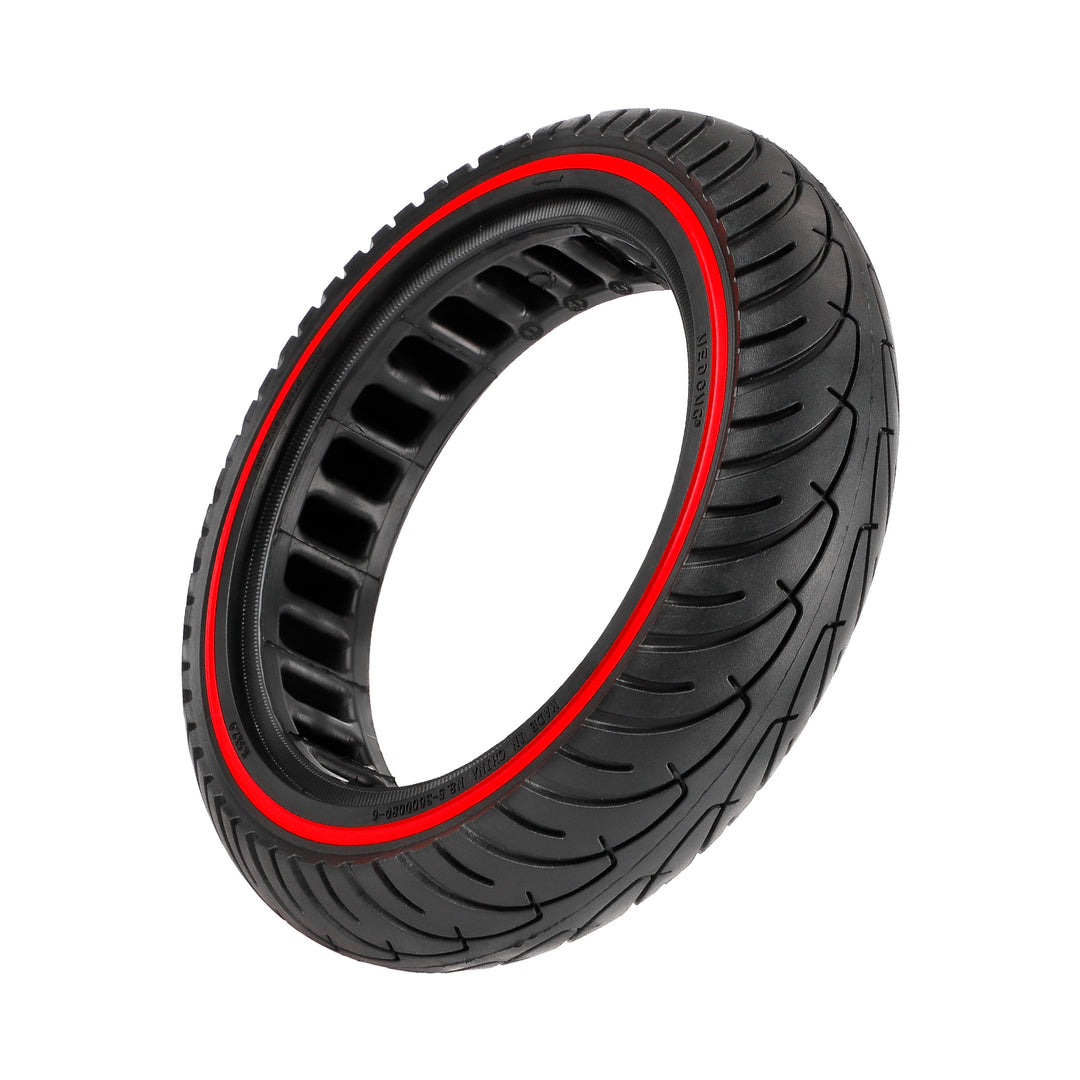 Pneumatico solido per monopattino elettrico Nedong 8.5 pollici con cerchio rosso 8.5X2 8 1/2*2 per Xiaomi M365 Pro Pro2 1S MI3 Essential Monopattino, pneumatico non gonfiabile in gomma ammortizzante 8.5*2 pollici