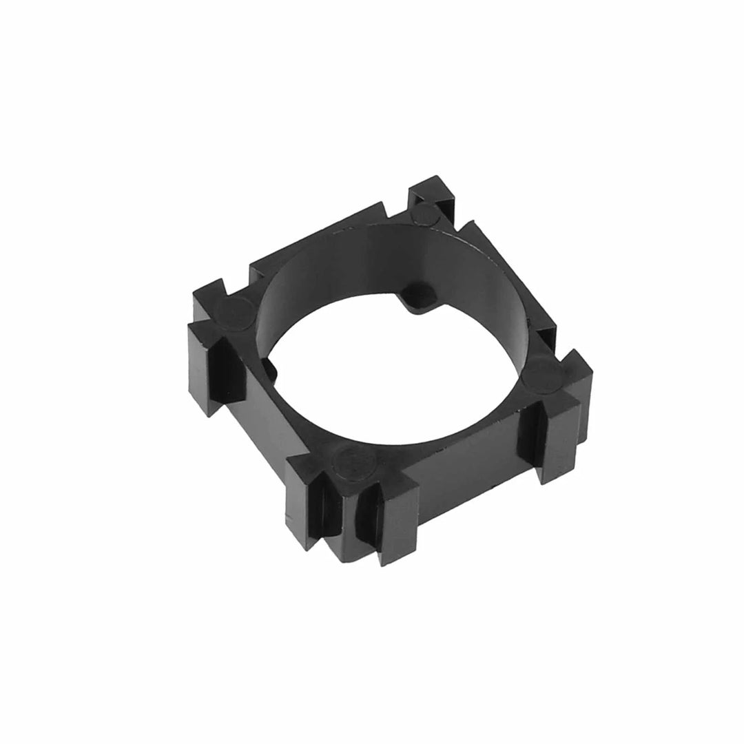 1*1 Portabatterie al litio 18650 in plastica, staffa per pacco batteria cilindrico, distanziale per celle per DIY con foro fisso, diametro 18,4 mm