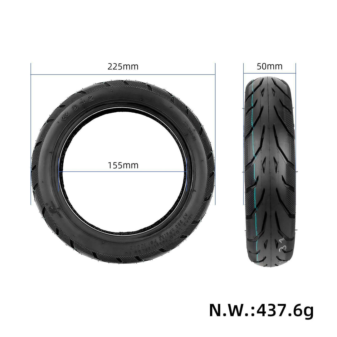 Yuanxing 9*2 Tubeless Tire for Odys Pax Okai Neon Scooters Durable Scooter Tire Parts 9*2 Tubeless Tire for Ninebot E22 E25 E45 Parts Scooters Vacuum Tyre