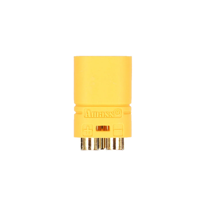 Amass MT60-M Spina Maschio Connettore MT60 Potenziato con Connettori a Banana Placcati Oro AMS MT60-M Connettore Maschio Giallo Presa Aeronautica di Alimentazione ad Alta Corrente Connettore Amass MT60