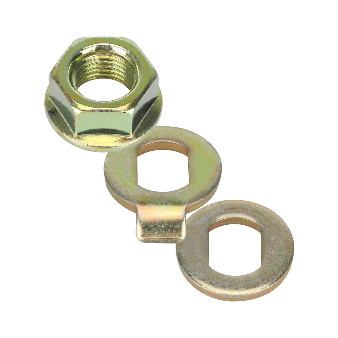 14mm Inner Diamter Stainless Steel Bolts Wheel Fixed Nuts Screws for Kukirin G2 Max/G2 Master/G4 Max/G3 Pro Electric Scooter Parts Durables Front Motor Wheel Steel Alloy Nuts Skateboard Replacement Spare Accessories Part