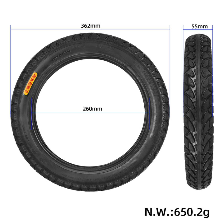 Pneumatico Esterno CST 14*2.125 C1488 per Pneumatico Esterno 14 pollici 14 * 2.125 e Pneumatico per Bicicletta 14*2.125 per Biciclette Elettriche Pieghevoli