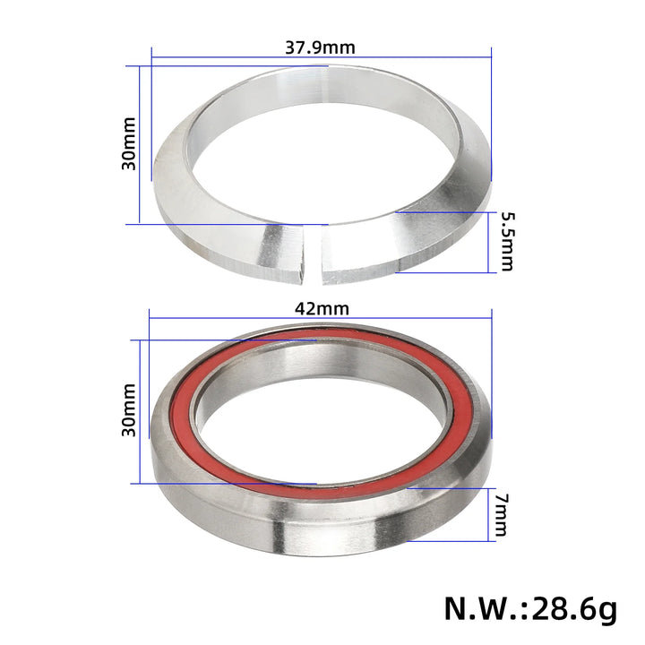 Kukirin G4 Cuscinetto conico inferiore D Cuscinetto serie sterzo monopattino elettrico Cuscinetto sterzo mountain bike Parti di ricambio Accessori in acciaio Strumenti di sostituzione