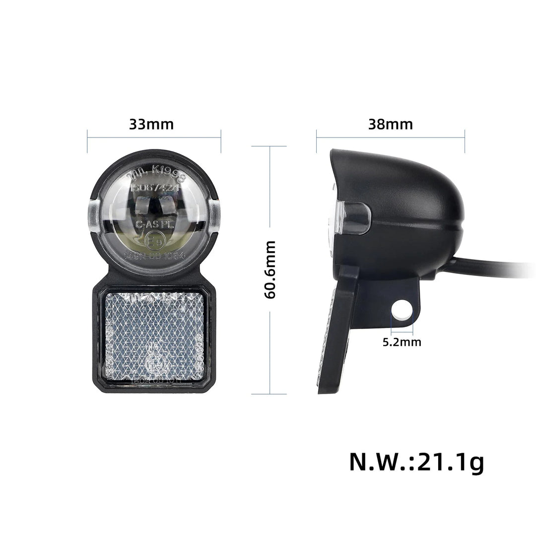Faro anteriore LED originale per scooter elettrico Kukirin A1 Fari originali per scooter elettrico KUGOO KIRIN KuKirin A1 12V Luce anteriore LED Accessori di ricambio
