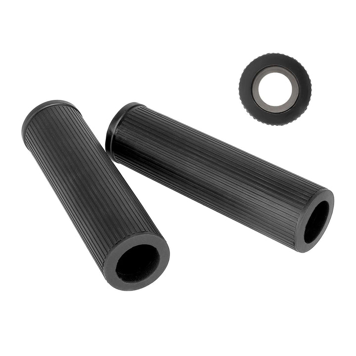 Ulip Indicatori di direzione a LED Manopole Antiscivolo per Manubrio Prolunga per Manubrio Manopole per Ninebot Max G30 G30D/E/LP Monopattino Elettrico Kit di Impugnature in Silicone con Luce Estensibile Ricaricabile USB per Max G30