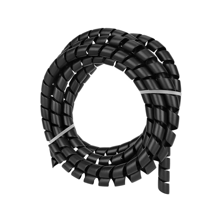 Black 8mm 2M Winding Protection Line Winding Tube of ZERO 8 10 10X Electronic Scootor DT3 DT thunder KAABO KUGOO NINEBOT Skateboard Compact Parts Cable Protection Sleeve Anti-Bite Tube Protection Sleeve Spiral Wrap Winding Protector Pipe Protection