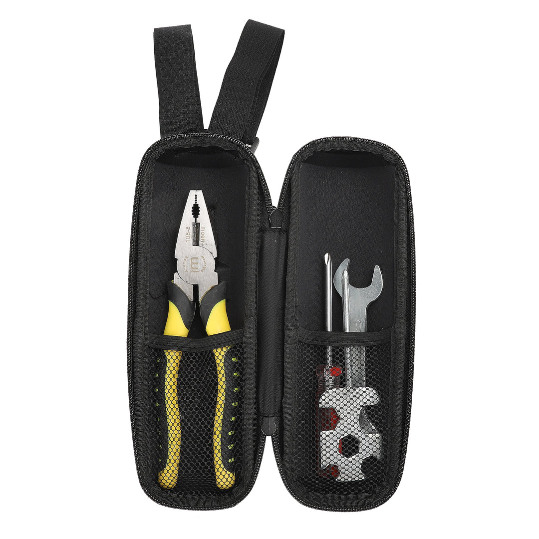 1L front Full Waterproof Bike Scooter Bag for Most Bicycles, Electric Bicycles, Electric Scooters, and Front Bike Bags Bike Kit Tool Bag Tank Hard Shell Water Bottle Cycling Repair Kit Tool Case Riding Equipment Bag Front Cycling Box Kettle Case