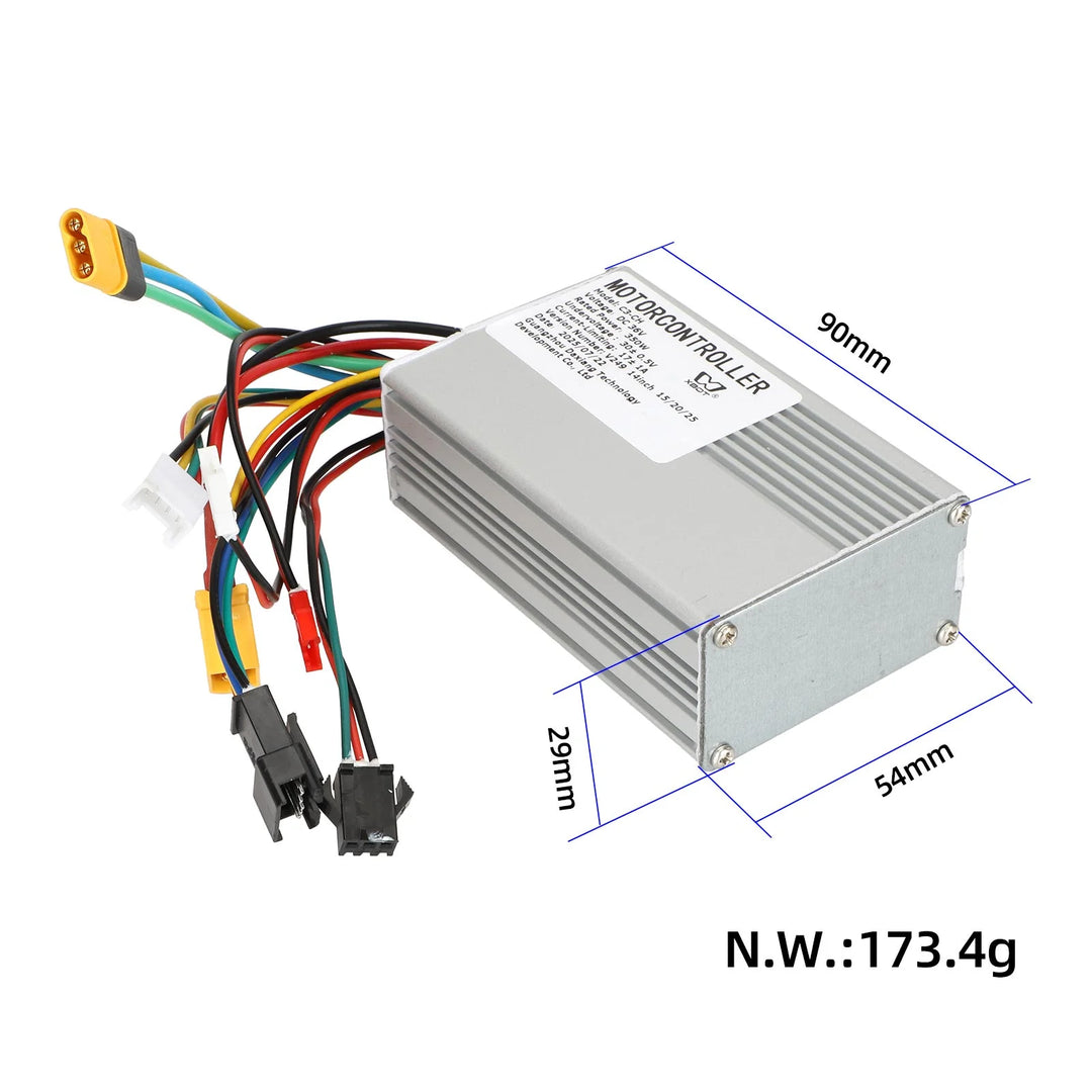C3-CH 36V 350W Controllore per Parti Modificate Minirobot Scheda Madre per Monopattino Elettrico Quickwheel Scheda Madre per Bici Elettriche per Velocità e Stato Batteria in Tempo Reale