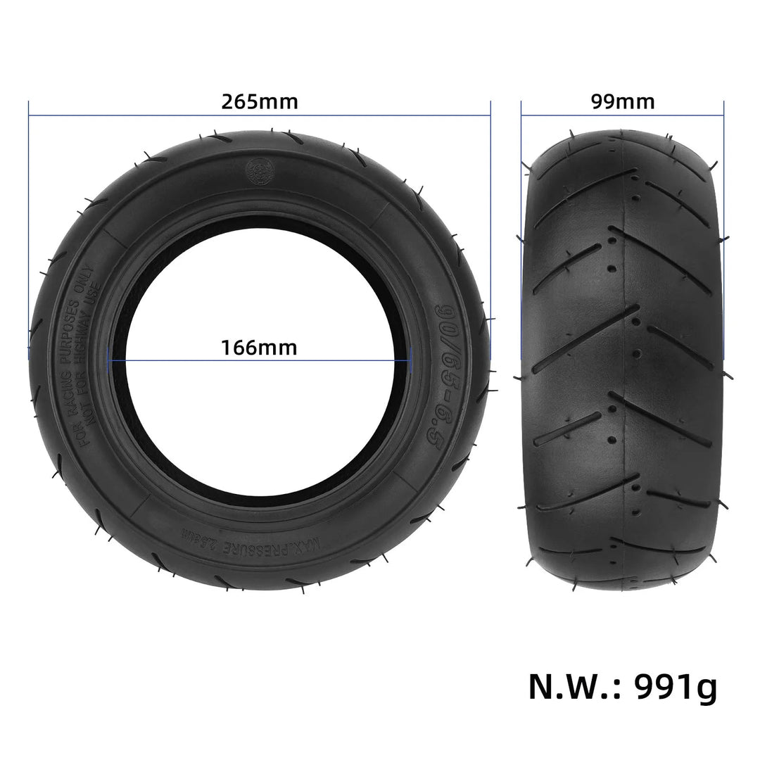 90/65-6.5 Road Tire 11 Inch Thicked Outer Tyre for Dualtron Ultra Speedual Plus Zero 11x Electric Scooter Spare Parts
