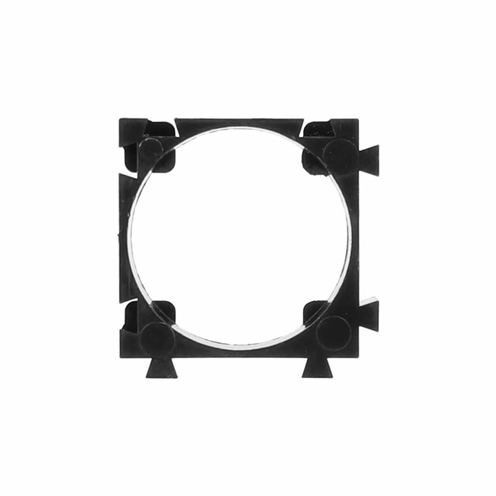 1*1 Portabatterie al litio 18650 in plastica, staffa per pacco batteria cilindrico, distanziale per celle per DIY con foro fisso, diametro 18,4 mm