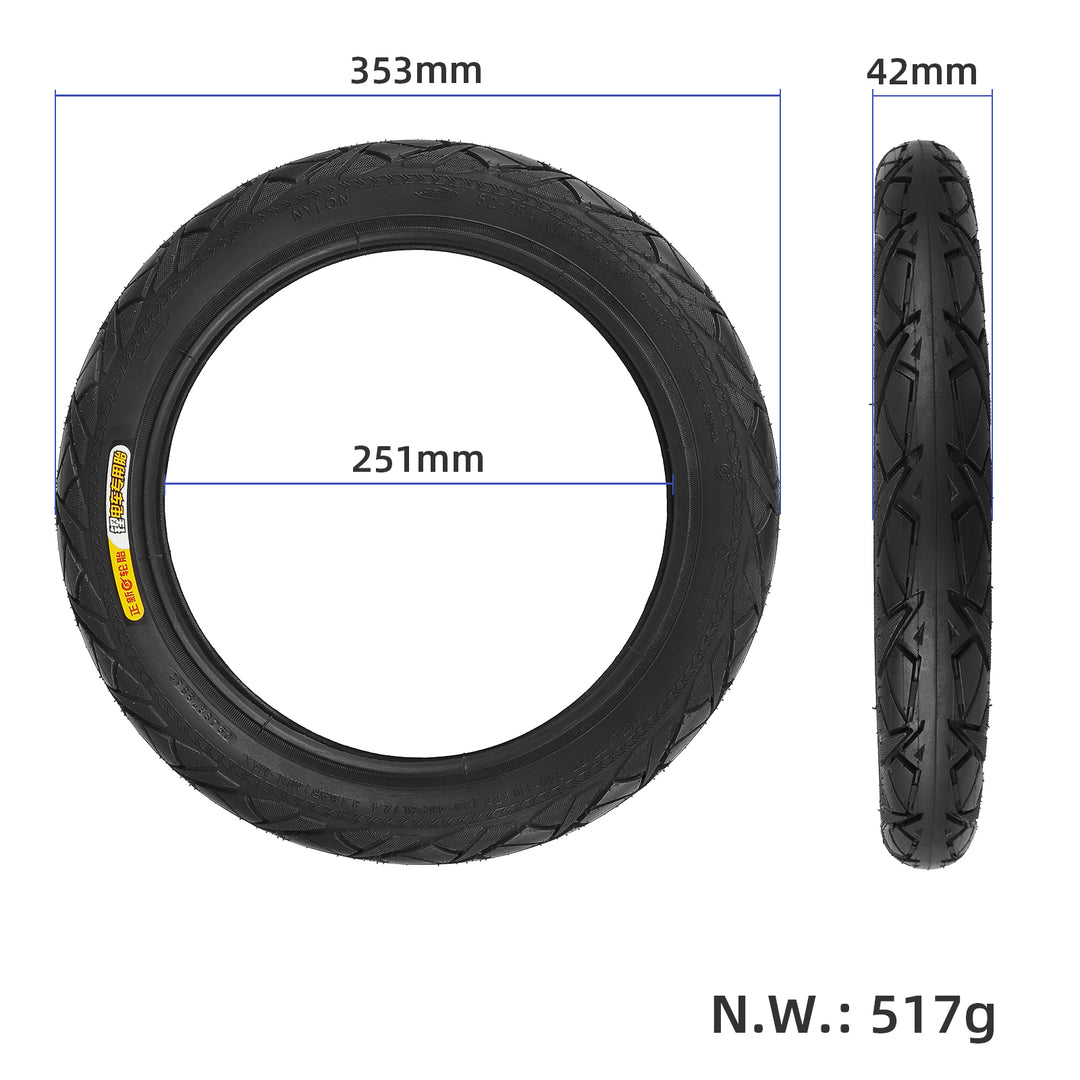 CST 14*1.95(52-254) Cover Tire CST Electric Bike Tires 14x1.95 14 Inch 14x1.95 Electric Cycle Tyre For Ebike Electric Bicycle Tire