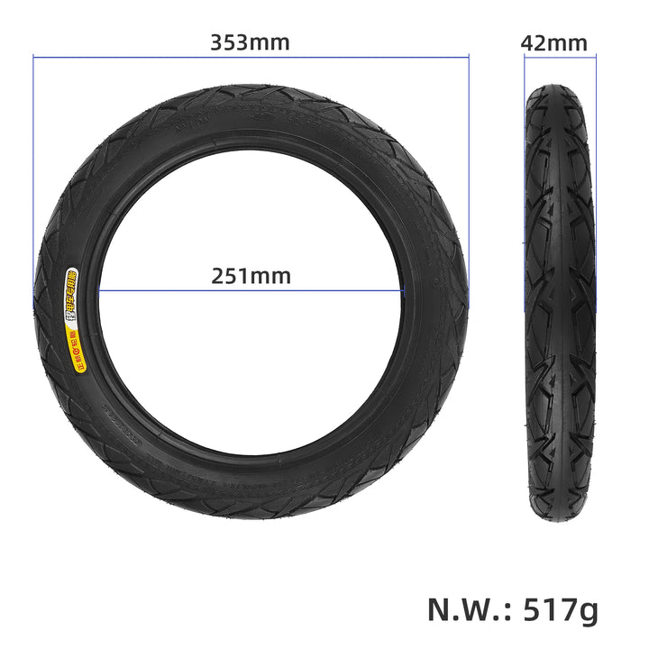 CST 14*1.95(52-254) Cover Tire CST Electric Bike Tires 14x1.95 14 Inch 14x1.95 Electric Cycle Tyre For Ebike Electric Bicycle Tire