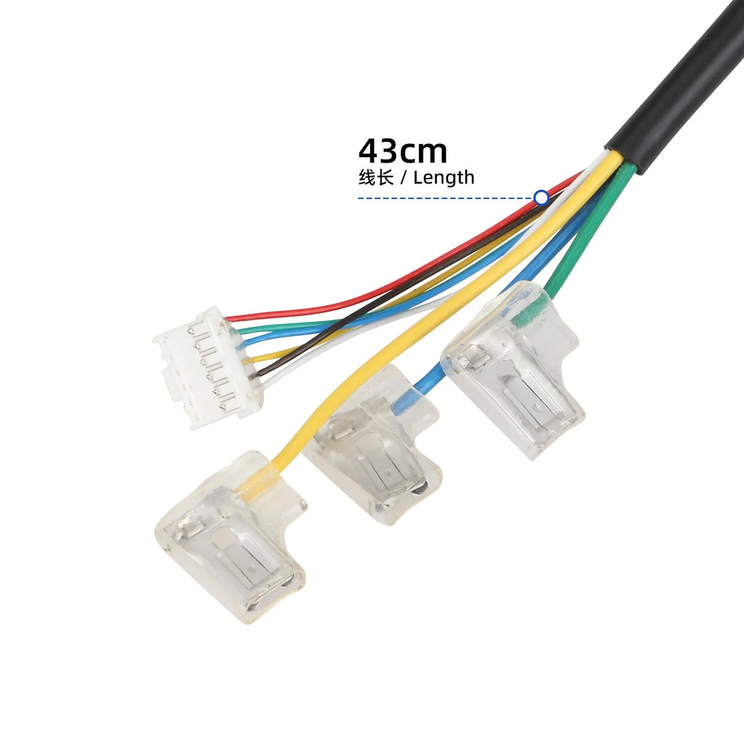 Xiaomi 5 Pro Motor with CST 60/70-6.5 Vacuum Tires 48V400W Motor with White Circle for Xiaomi 5 Pro Electric Scooter Engine Motor Replacement Driving Wheel Motor