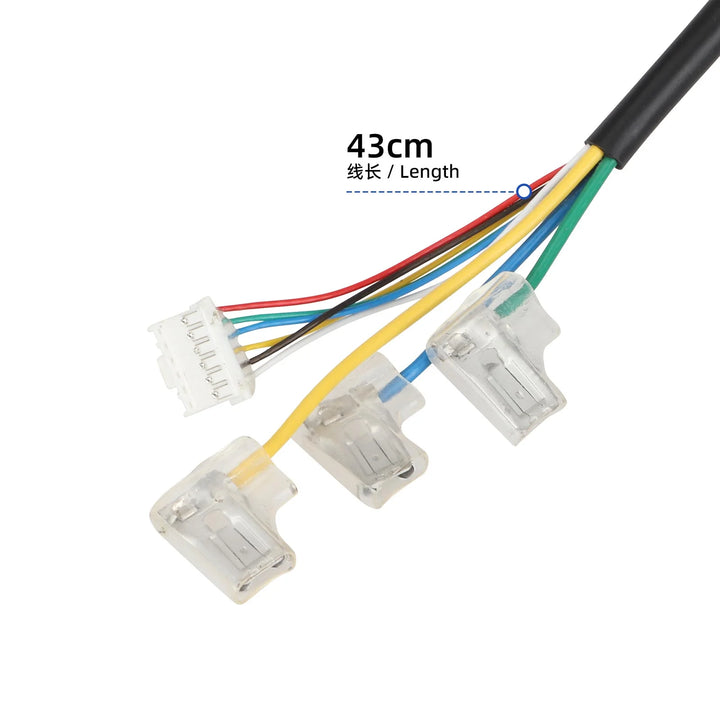 Xiaomi 5 Pro Motor with CST 60/70-6.5 Vacuum Tires 48V400W Motor with White Circle for Xiaomi 5 Pro Electric Scooter Engine Motor Replacement Driving Wheel Motor
