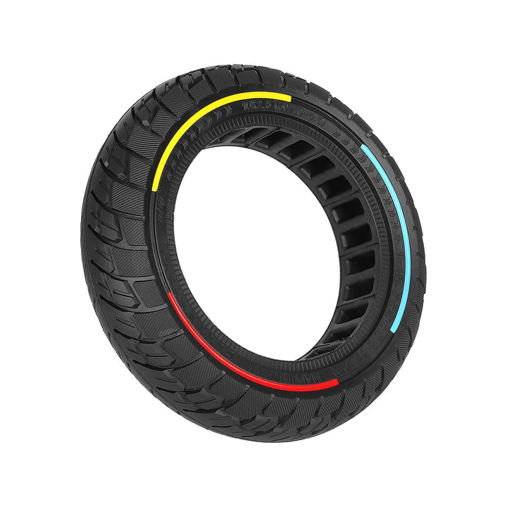 Ulip 10*2.5 60/70-6.5 Pneumatico Solido con Cerchio a Tre Colori e Slot da 45mm per monopattini Max G30 Ulip 10*2.5 Pneumatici a Nido d&