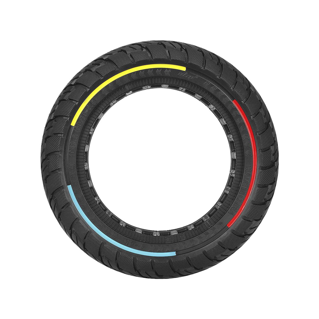 Ulip 10*2.5 60/70-6.5 Pneumatico Solido con Cerchio a Tre Colori e Slot da 45mm per monopattini Max G30 Ulip 10*2.5 Pneumatici a Nido d&