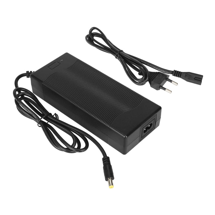 Caricabatterie originale da 58,8V2A con testa DC2.1 standard europeo per monopattino elettrico Kukirin G3, caricabatterie originale, ingresso 100-240V, uscita 52V 58,8V 2,0A, parti di ricambio per caricabatterie al litio