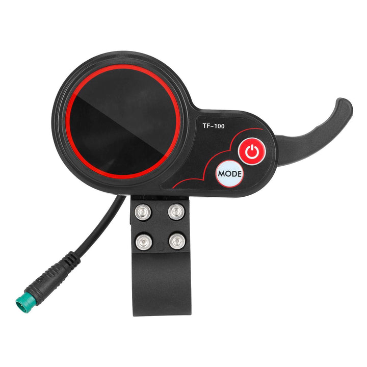 Interruttore display TF-100 nero 36-48V con 5 pin per KUGOO M4 Scooter Elettrico, display integrato nel controller dell&