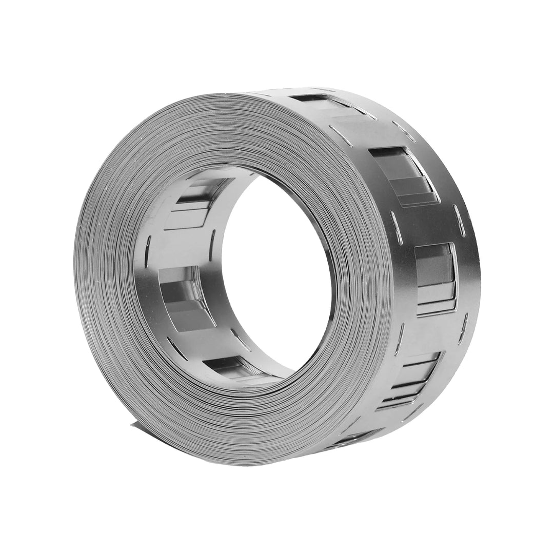 2P 19x0.15mm*10Meter 18650 Li-ion Battery Nickel Sheet Plate Nickel Plated Steel Belt Strip Connector Spot Welding Machine Battery Welders 10 Meter Nickel Strip Lithium Battery Nickel Strips For 18650 Battery Pack 2P Spot Welding Nickel Belt