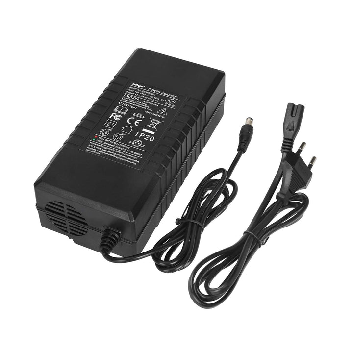 Ulip42V~54.6V2A DC2.1 Certified Charger EU Plug Charger 42V2A Adapter Lithium Battery Balance Bike Charger European Standard Li-ion Battery Pack Charger Power Adapte Input 100-240V 48V 13S Lithium Skateboard Balance Vehicle Battery with Fan