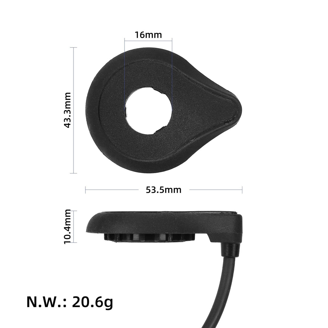 12 Magnetic Booster Sensor Booster with Waterproof Plug Dual Hall Integrated Booster Integrated Wheel Throttle Tube Throttle 12 Magnet Compatible Assembly Dual Hall Easy Install Electric Scooter Sensorbicycle Accessories Booster Sensor Booster Dual