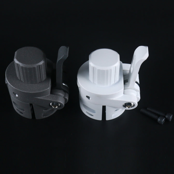 Base pieghevole grigia completa per monopattino elettrico Xiaomi Mijia M365 Pro, con sistema di bloccaggio integrato. Base solida in metallo per ricambio palo pieghevole con accessori a vite per monopattino elettrico Xiaomi M365 Pro.