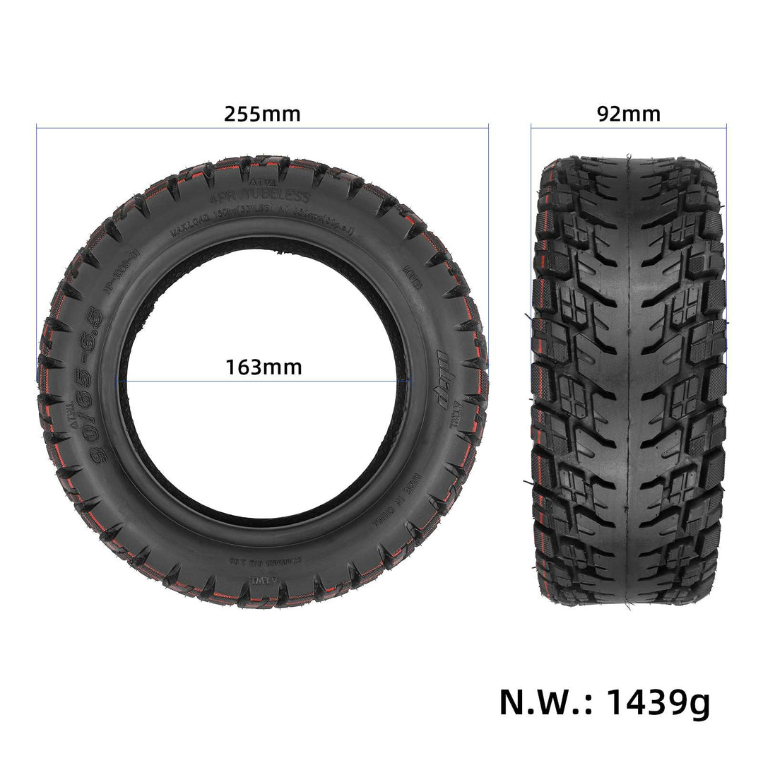 Ulip 90/65-6.5 Pneumatico tubeless autoriparante fuoristrada con gel 11 pollici 90/65-6.5 Pneumatico a vuoto con gel per monopattino elettrico Dualtron Thunder Zero 11x Pneumatico di alta qualità da 11 pollici