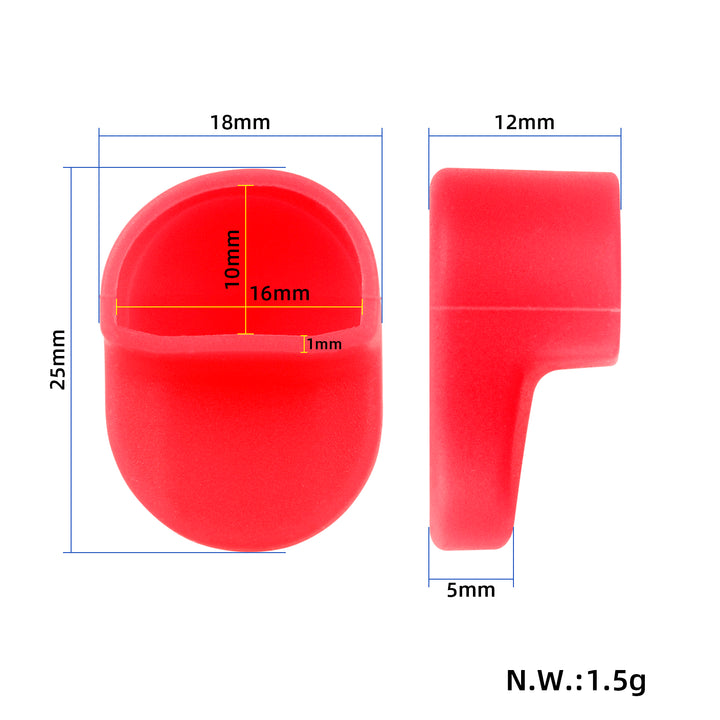 Red Rear Mudguard Hook Cap Multi-color Silicone Cover Replacement For M365 Electric Scooter Rear Mudguard Hook Cover Accessories Xiaomi Electric Scooter M365 Rear Mudguard Hook Rubber Parts Rear Mudguard Hook Silicone Case Hanging Buckle Cap