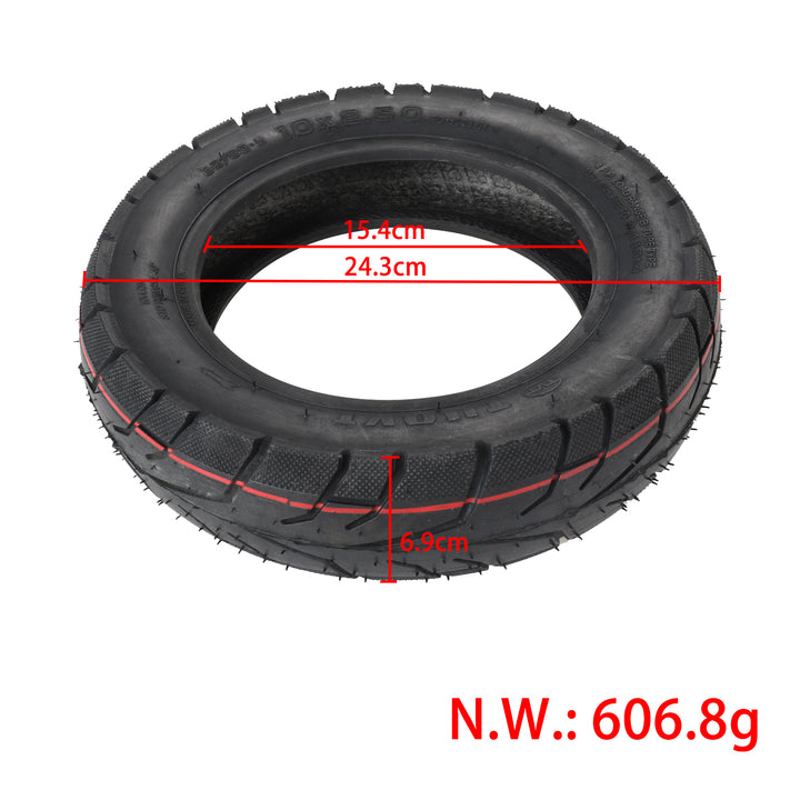 TUOVT 10 pollici 10x2.50 TUOVT Pneumatico esterno per skateboard elettrico 10 x 2.5 per monopattino elettrico skateboard ruota gonfiabile pneumatico esterno