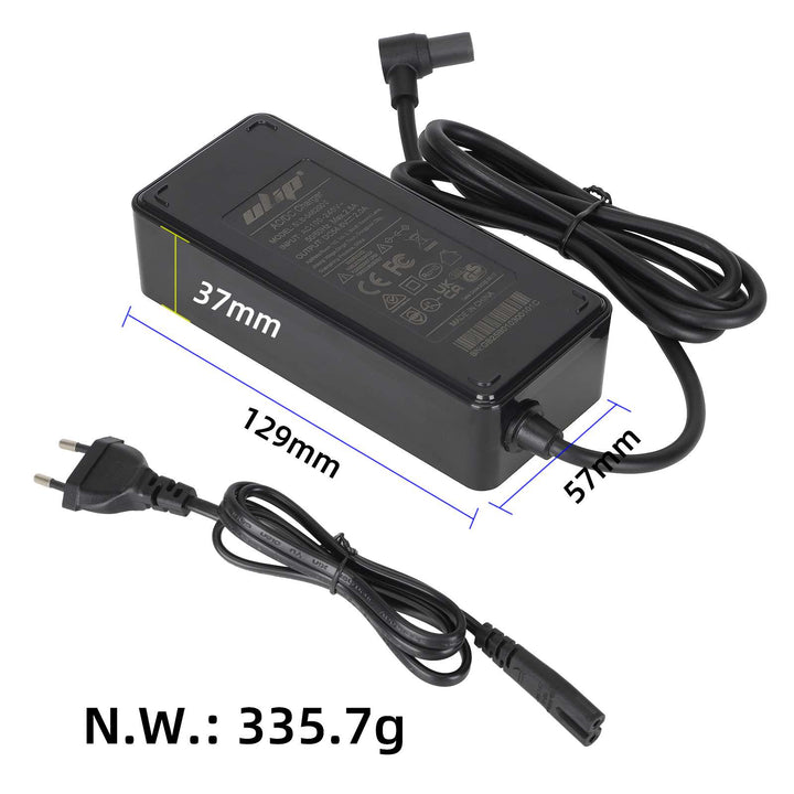 Ulip 54.6V 2A Charger with Hollow Head European Standard for Xiaomi 4 Pro 2nd Gen Xiaomi 4 Ultra Scooter Battery Charger Power Adapter Li-ion Battery Pack Charger Power Adapte Input 100-240V 48V 13S Lithium Skateboard Balance Vehicle Battery