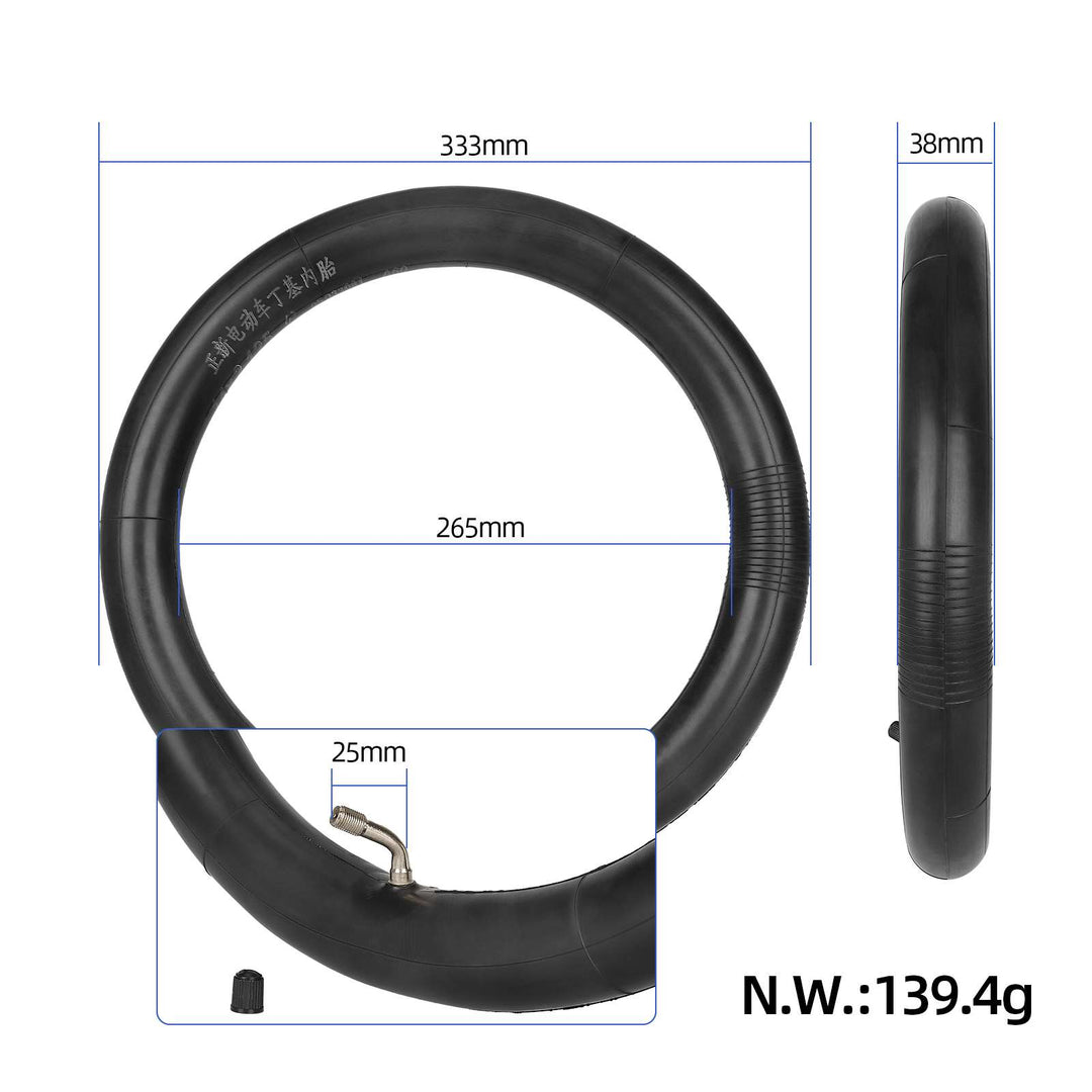 CST 14X2.125 Inner Tire with 90°Out Bent 60° Valve CST 14*2.125 Camera for Electric Bicycle Replacement Vehicle Electric Bicycle tube Tyre