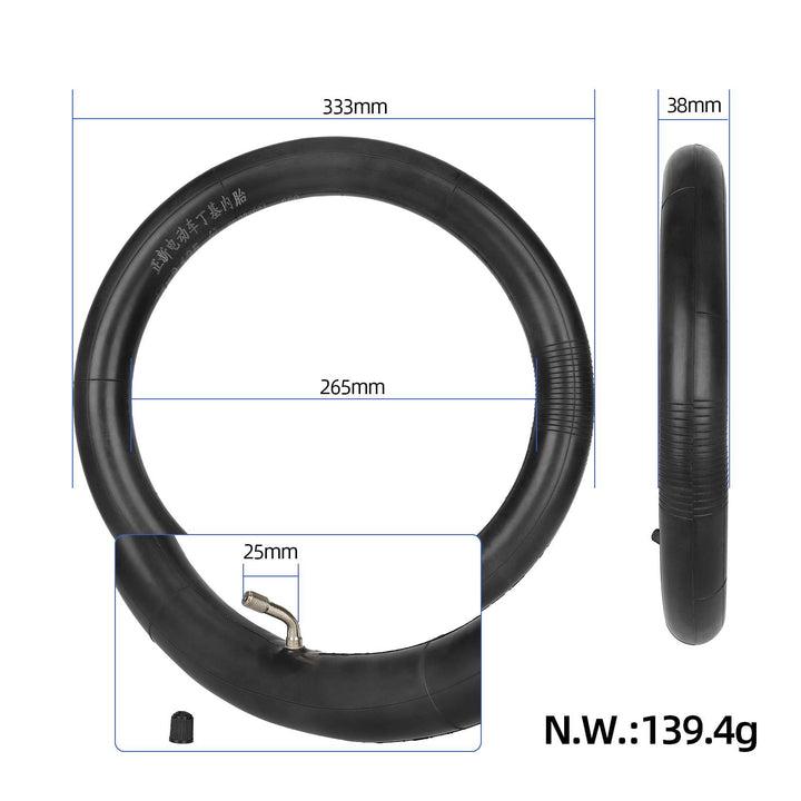 CST 14X2.125 Inner Tire with 90°Out Bent 60° Valve CST 14*2.125 Camera for Electric Bicycle Replacement Vehicle Electric Bicycle tube Tyre