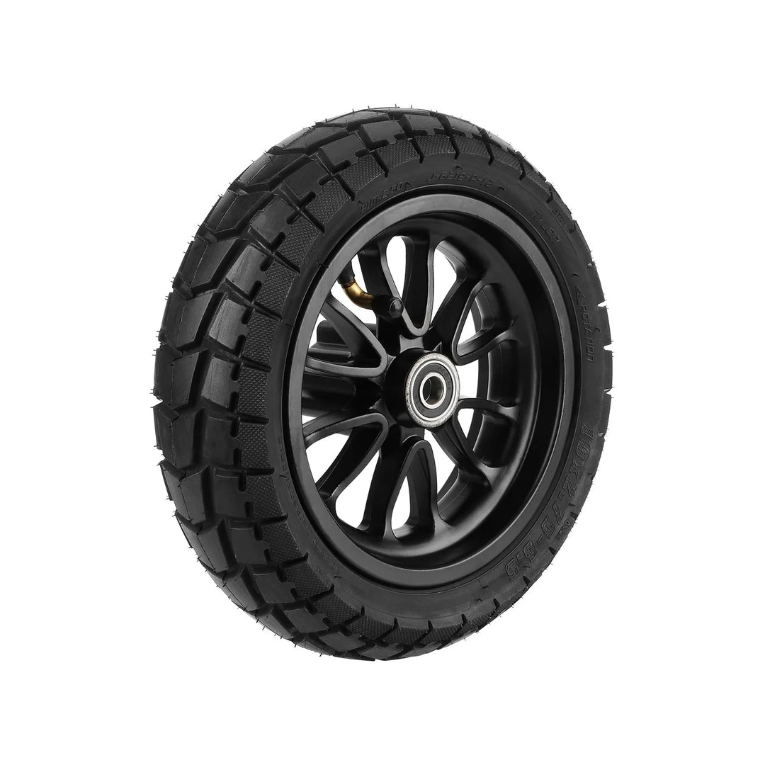 Kukirin A1 Front Wheel Rim Tire 10 inch 10*2.75-6.5 Wheel Original Scooter Drive Wheel Assembly Original 10x2.7-6.5 Front Wheel Assembly for KUGOO KIRIN A1 Kukirin A1 Electric Scooter Wheel Hub Tire Replace Spare Parts