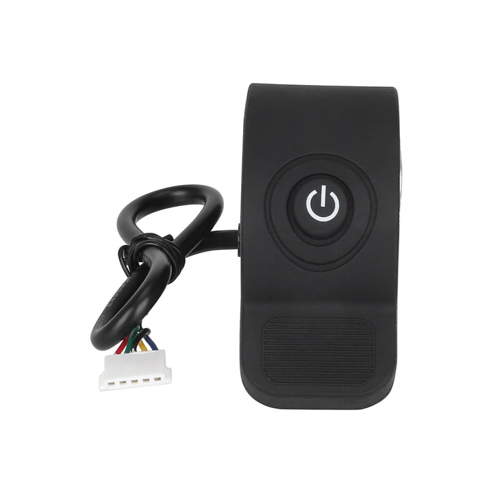 Acceleratore Black Power con interruttore luci per monopattini KUGOO S1 Plus Acceleratore a pollice con regolatore integrato cablato