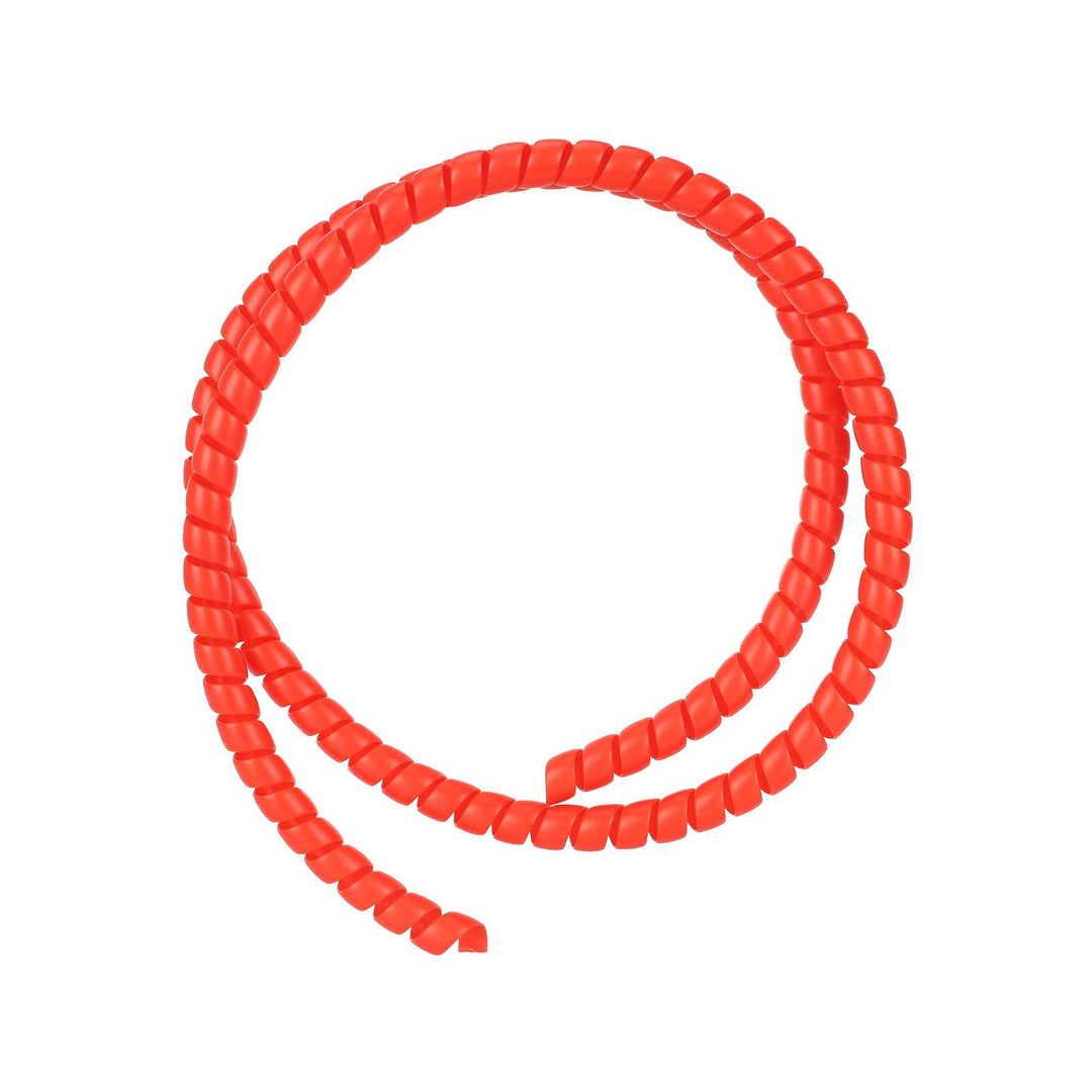 Tubo di protezione avvolgente da 8 mm 1 m, rosso, per cavo monopattino elettrico ZERO 8 10 10X DT3 DT Thunder KAABO KUGOO NINEBOT Skateboard. Guaina protettiva antipiega per cavo, avvolgicavo a spirale, tubo protettivo.