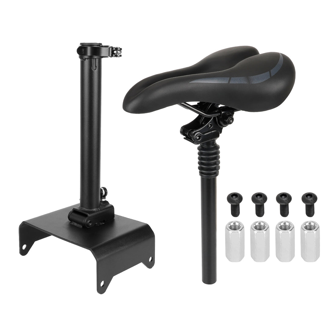 Sedile Nero con Sella Grande per Scooter Segway Ninebot Serie F Pieghevole Regolabile in Altezza Sedia Ammortizzante per Ninebot F20 F25 F30 F40 Sella Pieghevole Scooter Elettrico Parti Modificate