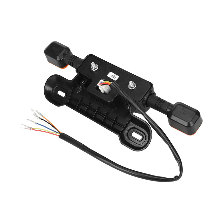 Fanalino posteriore 3-in-1 con funzione frecce per bici elettrica 48/60V Fanalino posteriore funzione freno 48V 60V Fanale stop Segnalatore di direzione Fanale posteriore