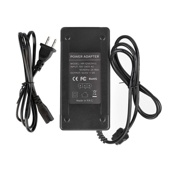 Caricabatterie 53,5V2A con standard EU per NIU KQi Air/KQi3/KQi3 Pro/KQi3 Max/KQi3 Sport/KQi2/KQi2 Pro Caricabatterie 46,8V per NIU Monopattino Elettrico
