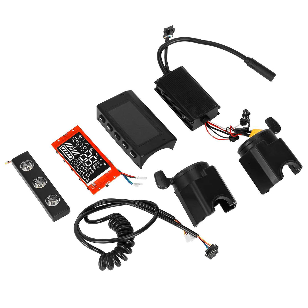 Controller dello strumento con scheda madre Display LED Set maniglia leggera per Kugoo S1 S2 S3 ETWOW Scooter Elettrico Pannello di controllo Assemblaggio Cruscotto Parti del display Schermo del display Custodia Controller Schermo Paralume