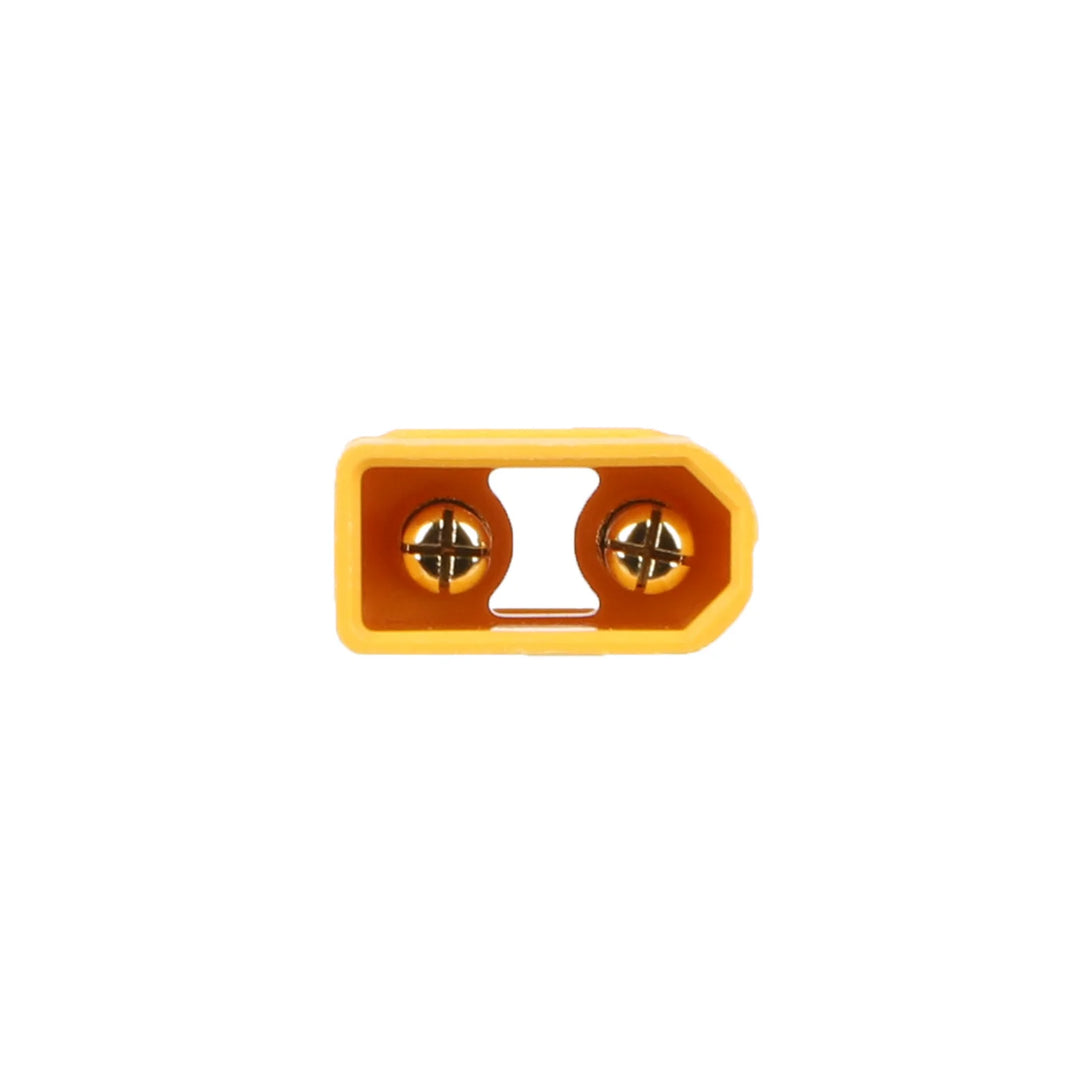 Connettore maschio Amass XT30U-M XT30U potenziato con spinotti a banana placcati in oro AMS XT30U-M Connettore maschio giallo Presa per aviazione ad alta corrente Connettore Amass XT30