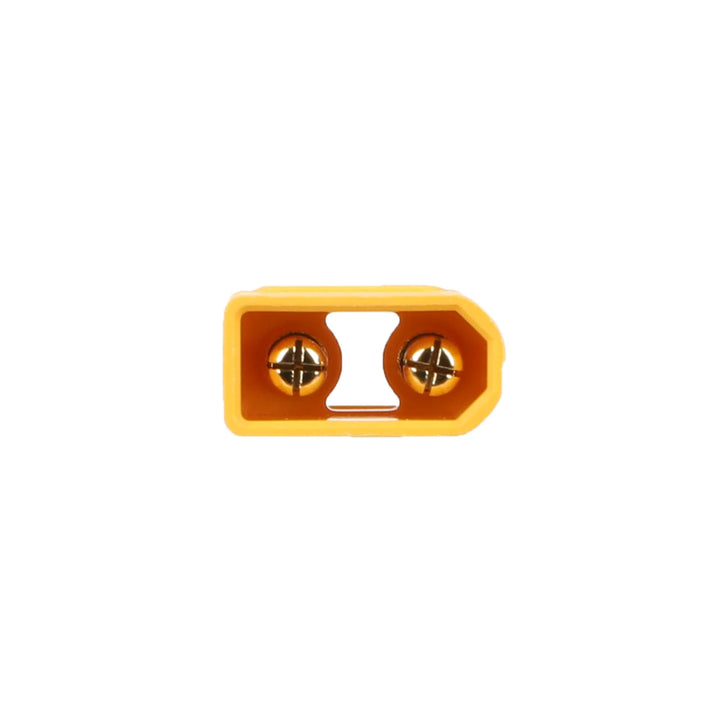 Connettore maschio Amass XT30U-M XT30U potenziato con spinotti a banana placcati in oro AMS XT30U-M Connettore maschio giallo Presa per aviazione ad alta corrente Connettore Amass XT30