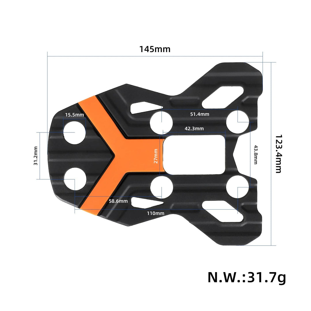 Pedale Poggiapiedi Posteriore in Pelle per Monopattino Elettrico Kukirin G2 Max Accessori Scooter G2 Max Antiscivolo Poggiapiedi Posteriore in Pelle Aletta in Gomma Pedana Poggiapiedi Posteriore