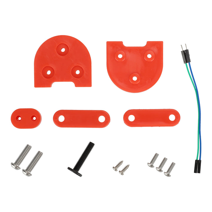 Red 10 inch Rear Fender Wheel Foot Support Spacer Bracket Kit For Xiaomi M365/Pro/1S E-Scooter Mudguard Kickstand Accessorie 10 Inch Heightening Pad for Refitting M365 and Pro Scooter to 10 inch Scooter M365 10 inch Kit Pro 10 inch Kit