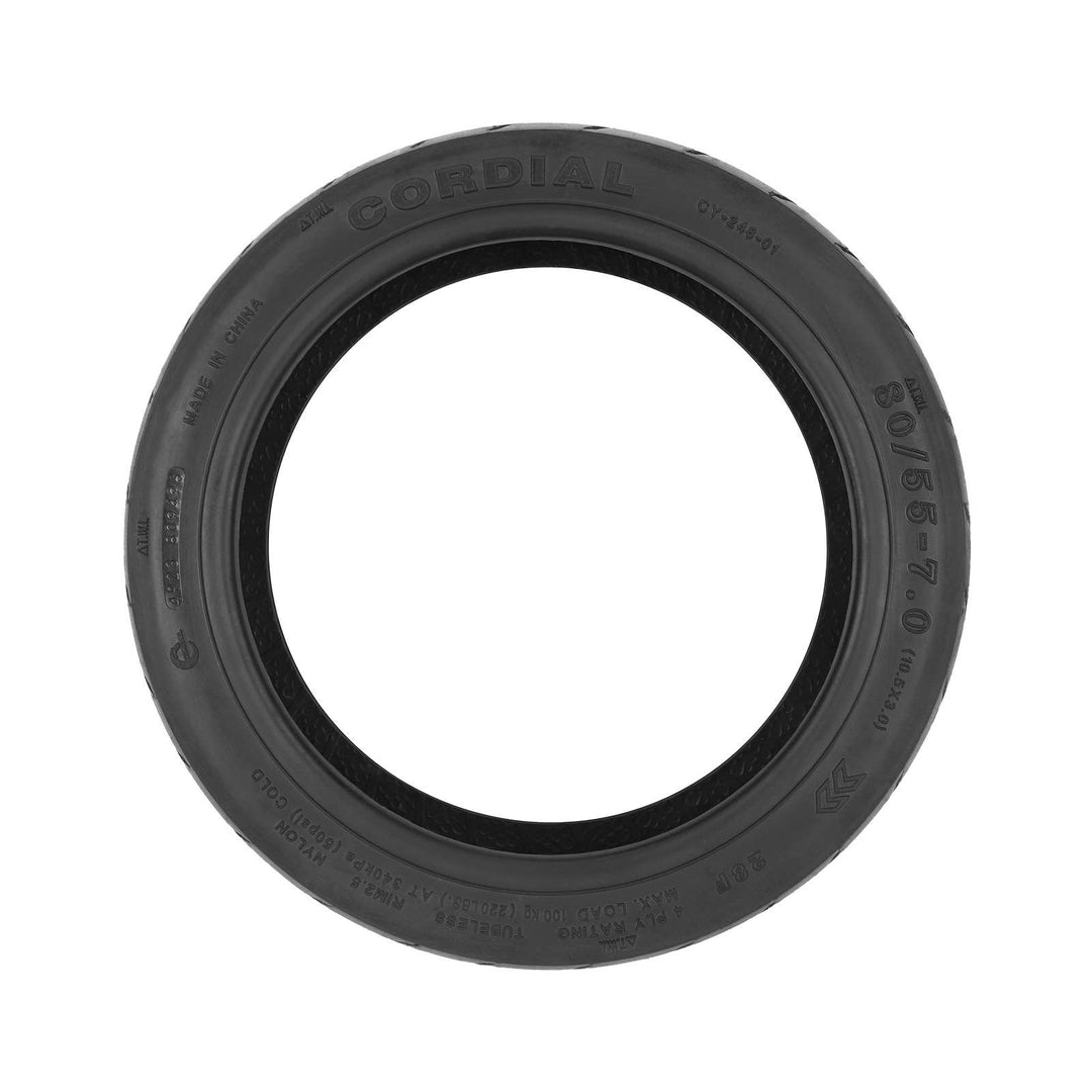 Pneumatico antiforatura autoriparante tubeless CORDIAL 80/55-7.0 con gel per monopattino elettrico Segway Ninebot P65D, pneumatico esterno sottovuoto autoriparante con parti in gel