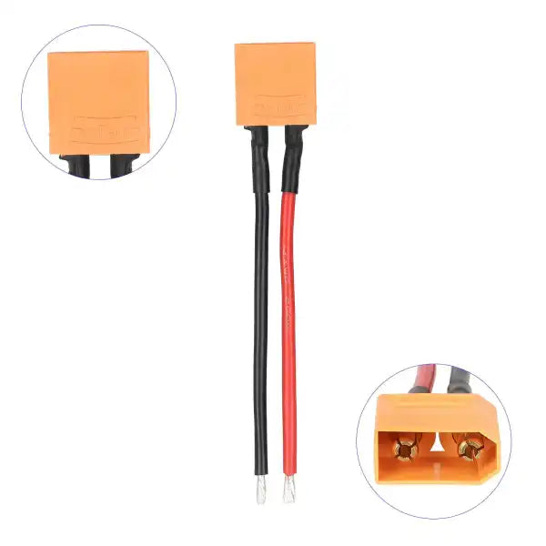 battery cable with XT90 female Plug