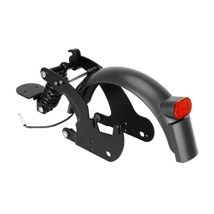 Black Rear Suspension with Fender for Xiaomi 4 pro Scooter Rear Shock Absorber for Xiaomi 4 Pro scooter Upgraded Rear Suspension For Xiaomi 4 Pro Electric Scooter Rear Shock Absorber Accessories With Fender Parts Taillight
